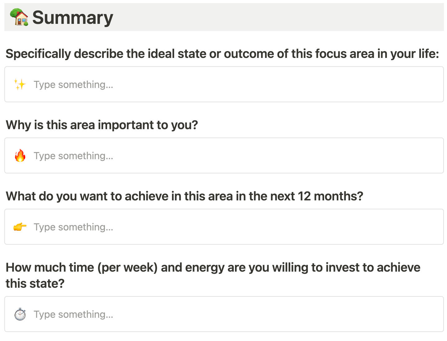 Focus area page